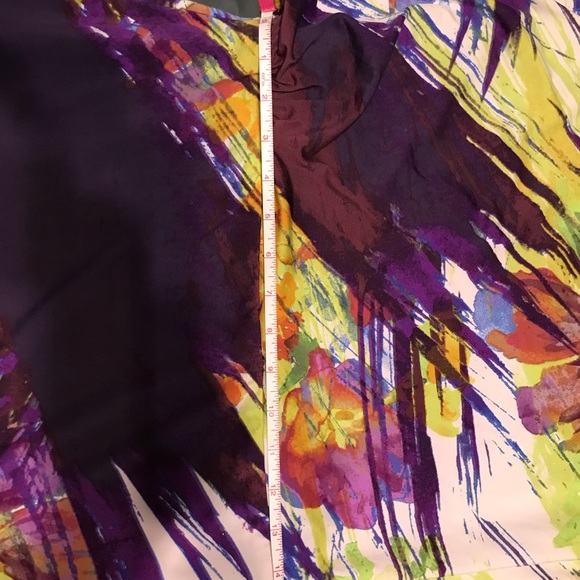 Jessica Simpson  abstract floral dress: M - Picture 4 of 7